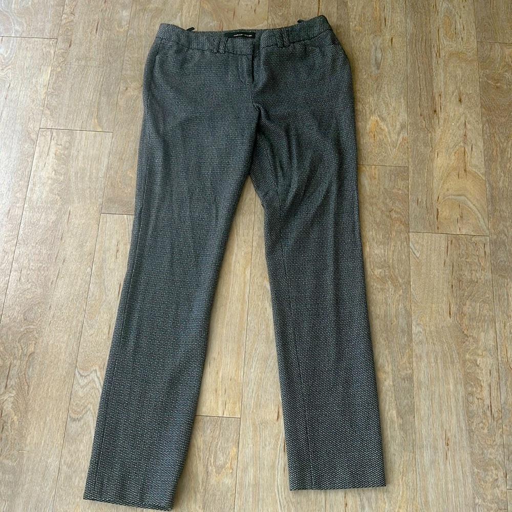 Dress work pants small checkered black and white size 4